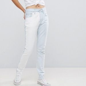 Levi's Altered 501 High Rise Skinny Jeans